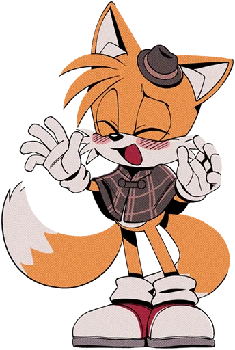 Sticker from the "The Murder of Sonic the Hedgehog" sticker pack