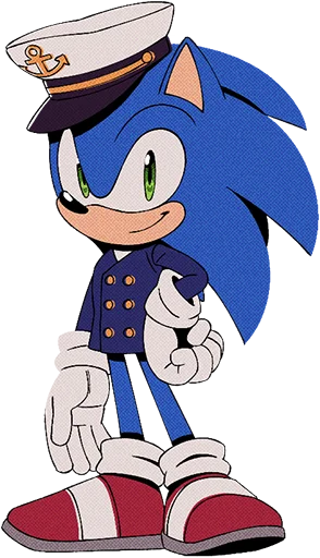 Sticker from the "The Murder of Sonic the Hedgehog" sticker pack