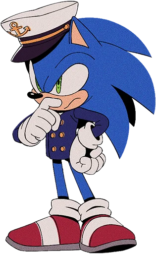 Sticker from the "The Murder of Sonic the Hedgehog" sticker pack