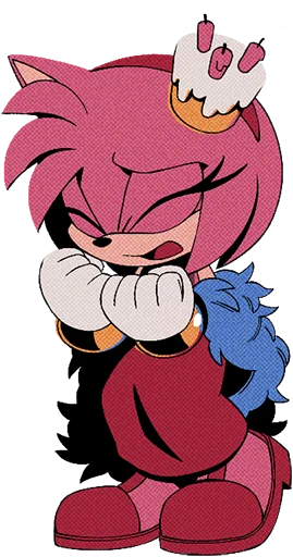 Sticker from the "The Murder of Sonic the Hedgehog" sticker pack