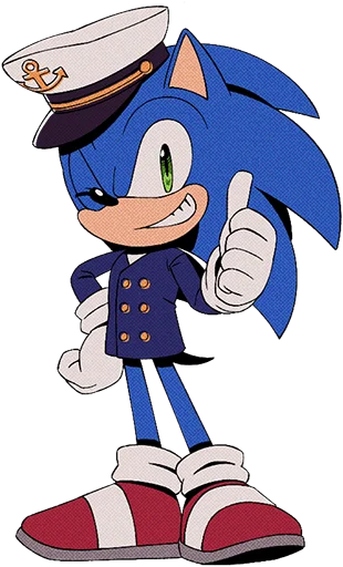 Sticker from the "The Murder of Sonic the Hedgehog" sticker pack