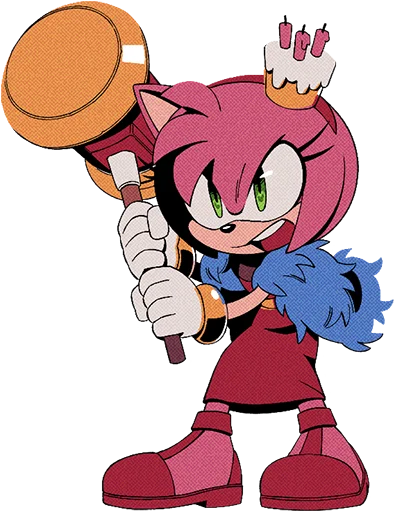 Sticker from the "The Murder of Sonic the Hedgehog" sticker pack