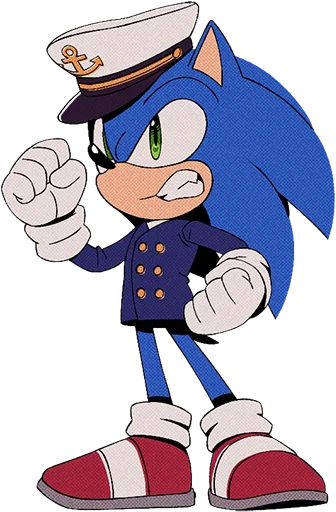 Sticker from the "The Murder of Sonic the Hedgehog" sticker pack