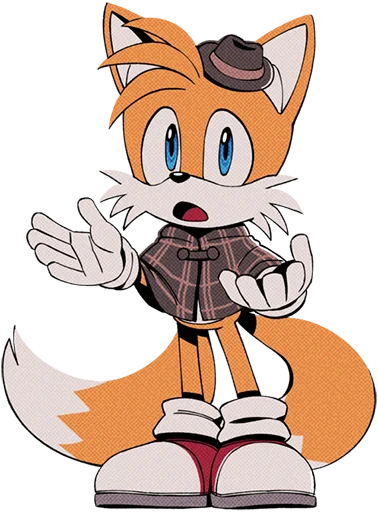 Sticker from the "The Murder of Sonic the Hedgehog" sticker pack