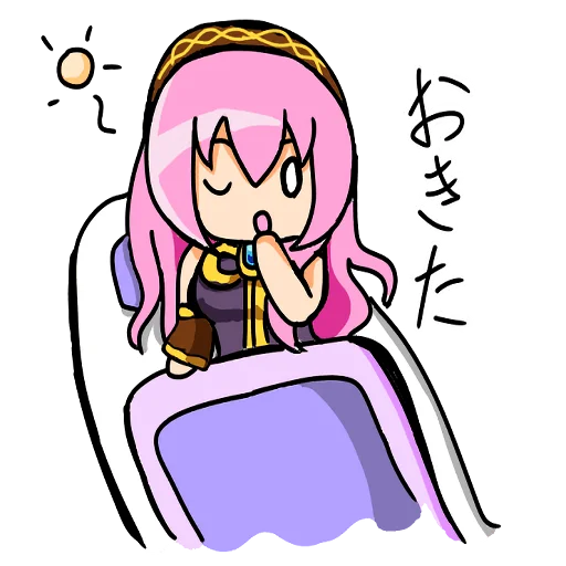 Sticker from the "Loose MEGURINE LUKA" sticker pack