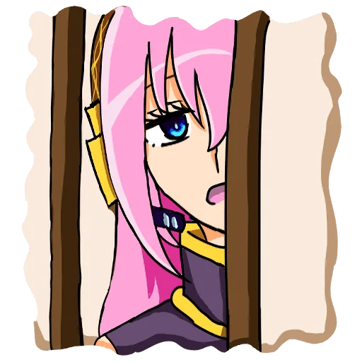 Sticker from the "Loose MEGURINE LUKA" sticker pack