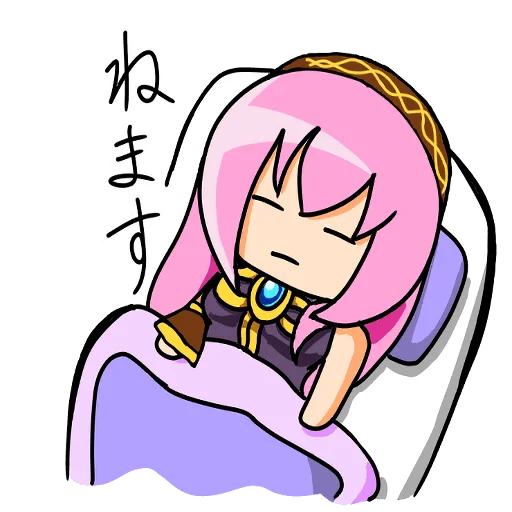 Sticker from the "Loose MEGURINE LUKA" sticker pack