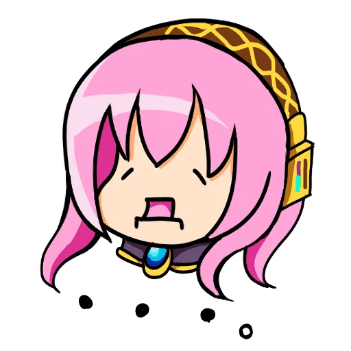 Sticker from the "Loose MEGURINE LUKA" sticker pack