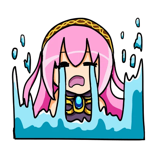 Sticker from the "Loose MEGURINE LUKA" sticker pack