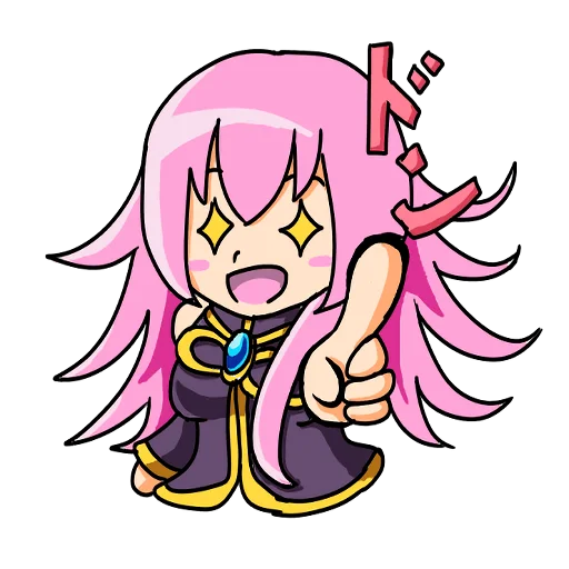 Sticker from the "Loose MEGURINE LUKA" sticker pack