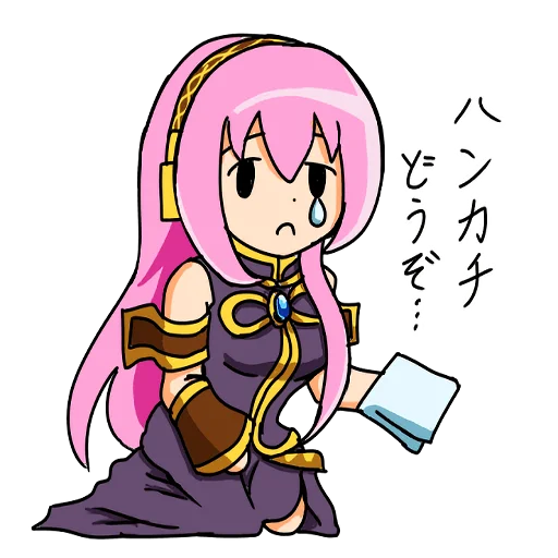 Sticker from the "Loose MEGURINE LUKA" sticker pack