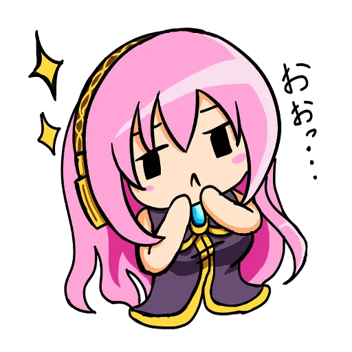 Sticker from the "Loose MEGURINE LUKA" sticker pack