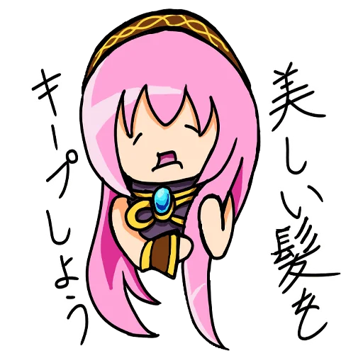 Sticker from the "Loose MEGURINE LUKA" sticker pack