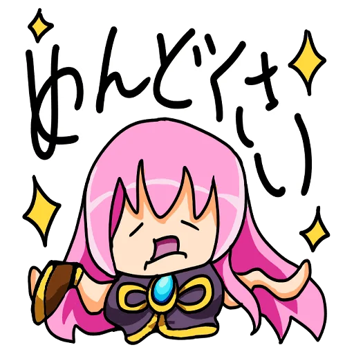 Sticker from the "Loose MEGURINE LUKA" sticker pack