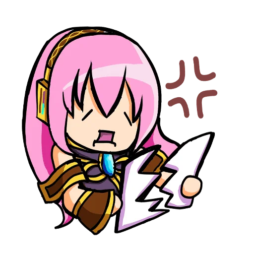 Sticker from the "Loose MEGURINE LUKA" sticker pack