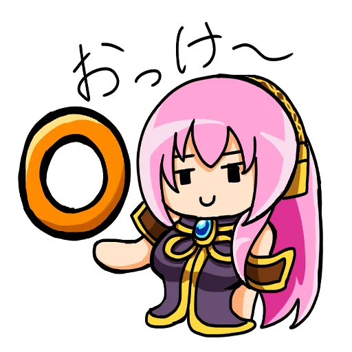 Sticker from the "Loose MEGURINE LUKA" sticker pack