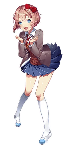 Sticker from the "Doki Doki" sticker pack