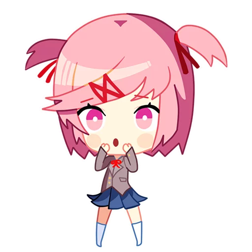 Sticker from the "Doki Doki" sticker pack