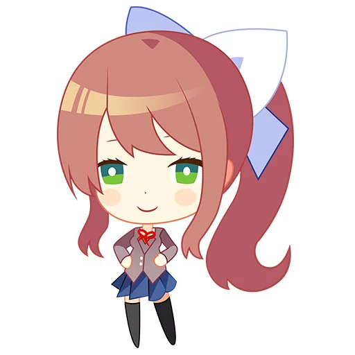 Sticker from the "Doki Doki" sticker pack