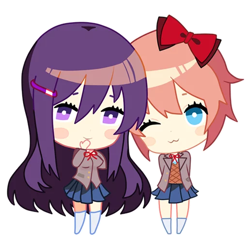 Sticker from the "Doki Doki" sticker pack