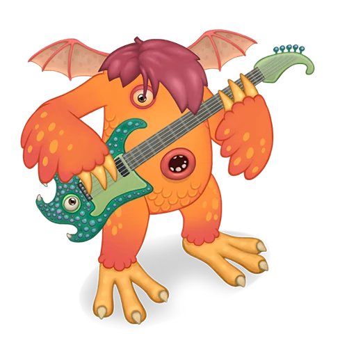 Sticker from the "My Singing Monsters" sticker pack