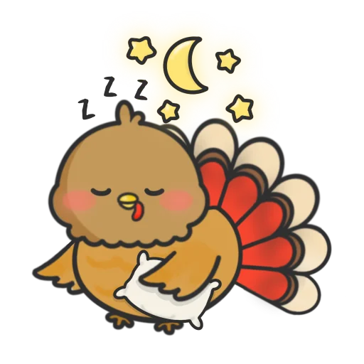 Sticker from the "Thanksgiving Turkey" sticker pack