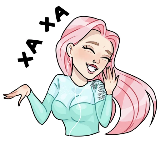 Sticker from the "EvaLevinskaya" sticker pack