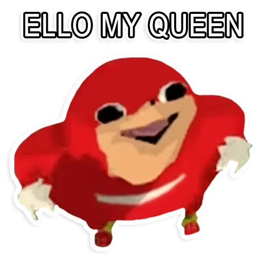 Sticker Uganda Knuckles