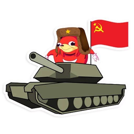 Стикер из набора "Uganda Knuckles"