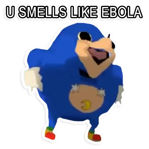 Sticker from the "Uganda Knuckles" sticker pack