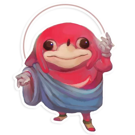 Стикер из набора "Uganda Knuckles"