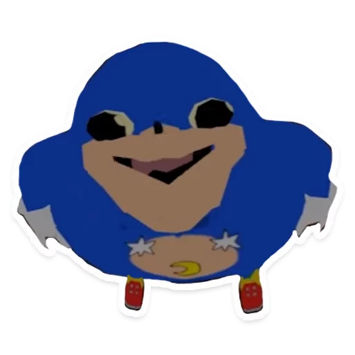 Sticker from the "Uganda Knuckles" sticker pack