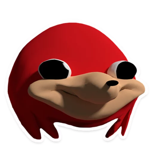 Sticker Uganda Knuckles