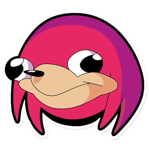 Стикер из набора "Uganda Knuckles"