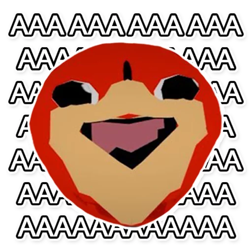 Стикер из набора "Uganda Knuckles"