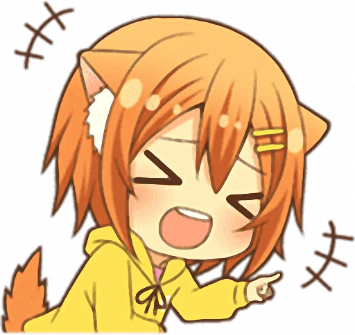 Sticker from the "Peppy dog girl" sticker pack