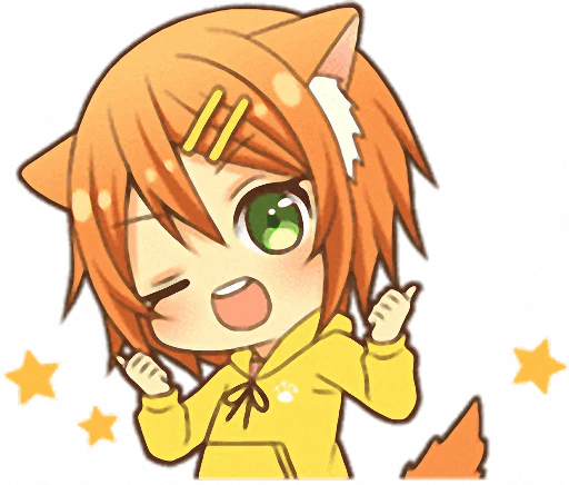 Sticker from the "Peppy dog girl" sticker pack