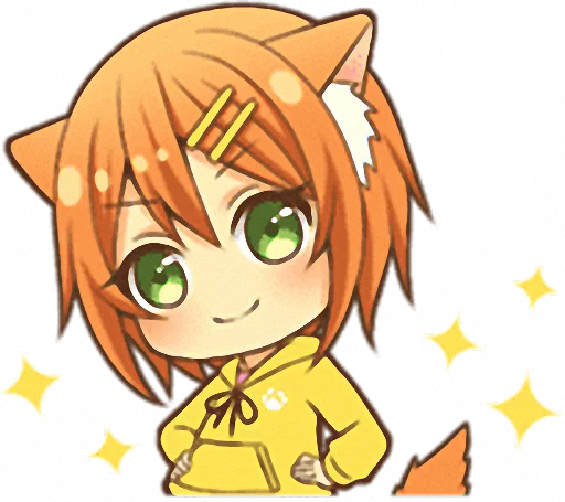 Sticker from the "Peppy dog girl" sticker pack