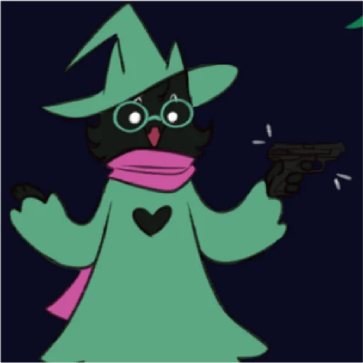 Sticker from the "Ralsei 2" sticker pack