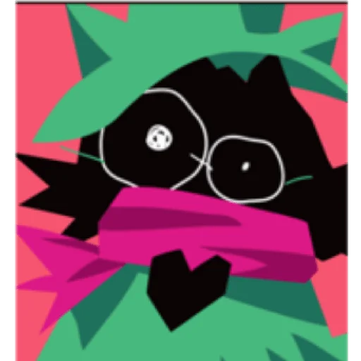 Стикер из набора "Ralsei 3"