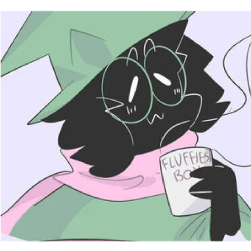 Стикер из набора "Ralsei 3"