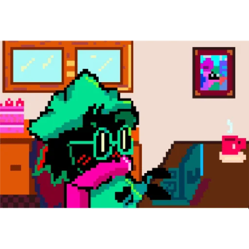 Стикер из набора "Ralsei 3"