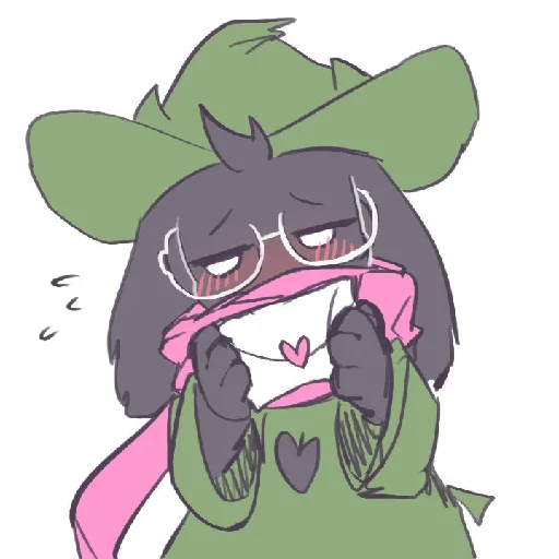 Стикер из набора "Ralsei 3"