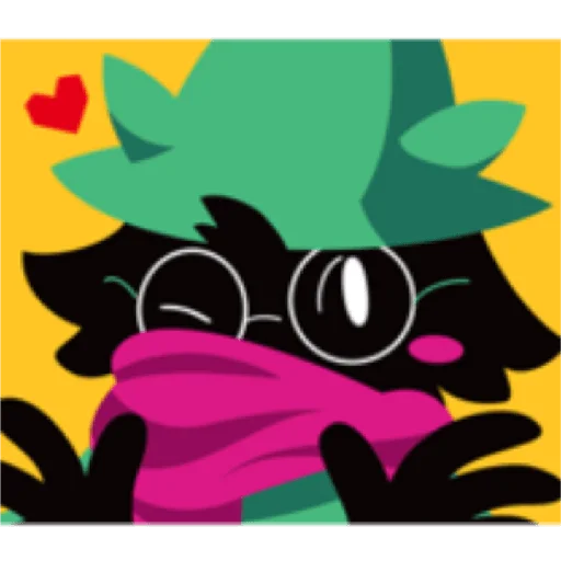 Стикер из набора "Ralsei 3"