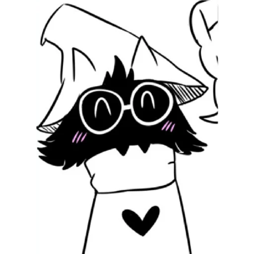 Стикер из набора "Ralsei 3"