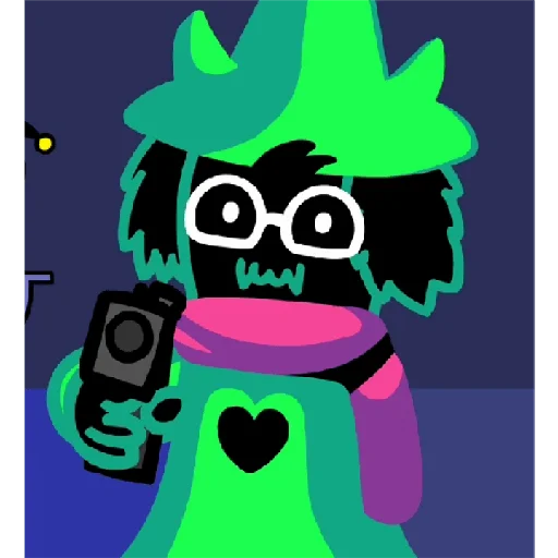 Стикер из набора "Ralsei 3"