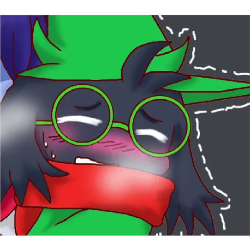 Стикер из набора "Ralsei 3"