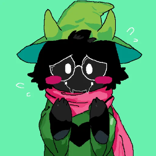 Стикер из набора "Ralsei 3"