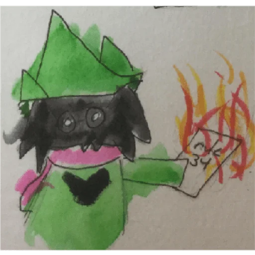 Стикер из набора "Ralsei 3"