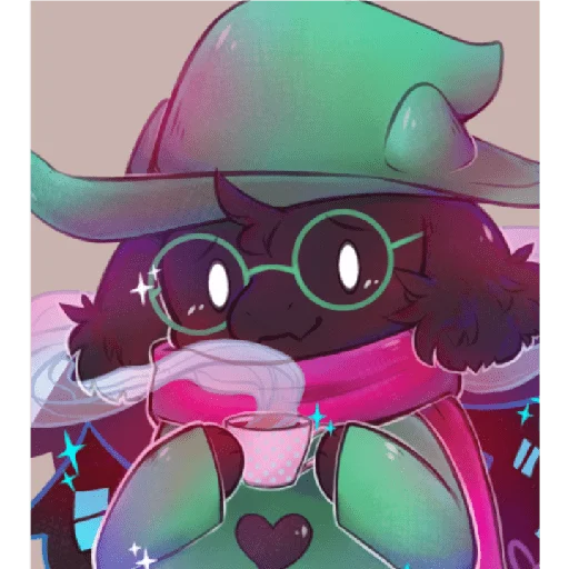 Стикер из набора "Ralsei 3"